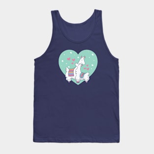 Llama Love // Cute Animal Valentine Tank Top